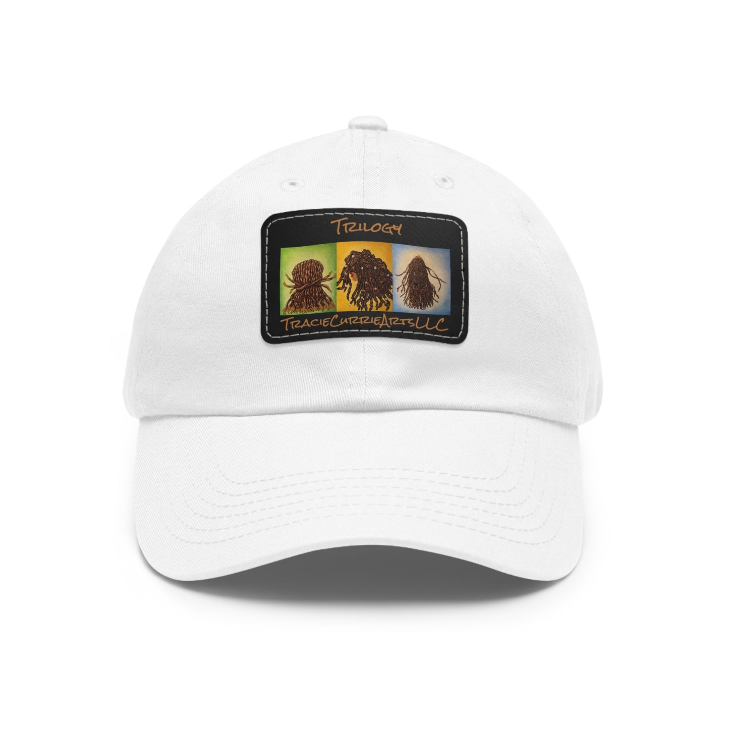 "Trilogy" Dad Hat with Leather Patch