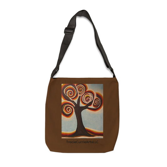 "Roundabout Tree" Adjustable Tote Bag