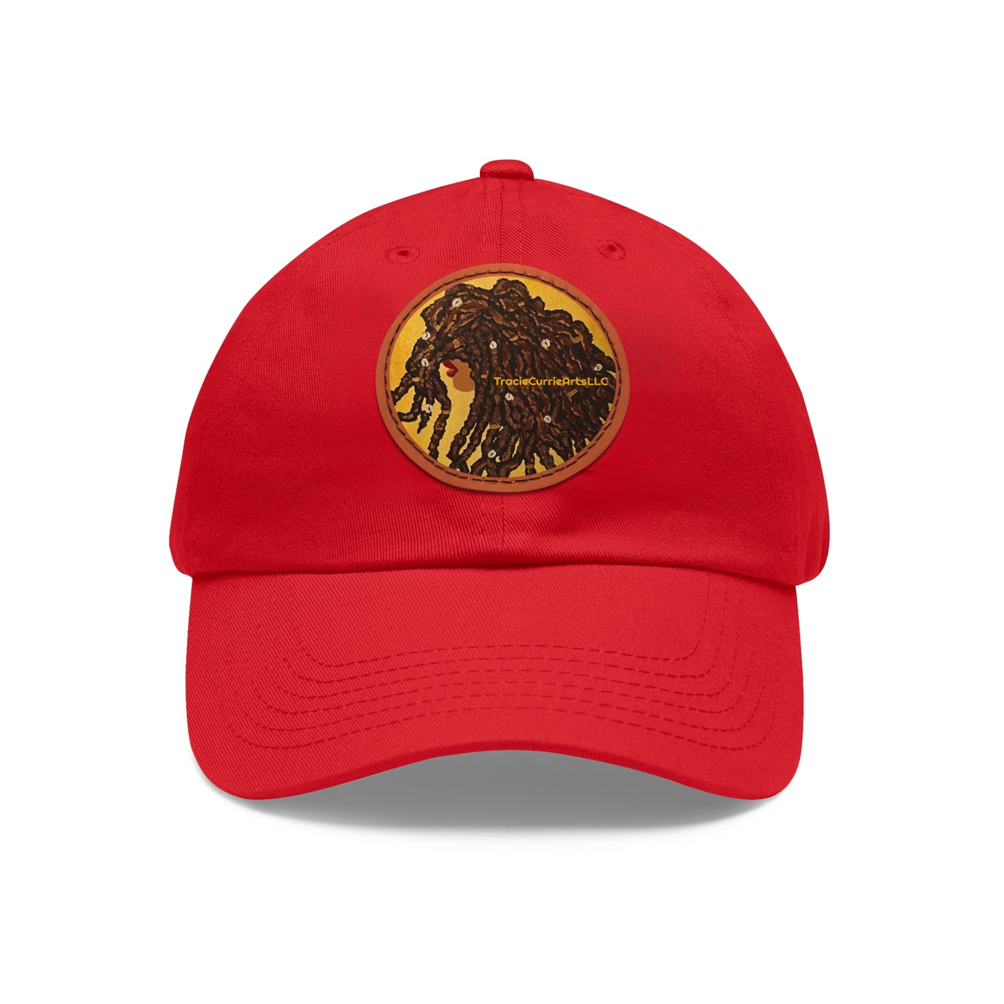 "Saffron" Dad Hat with Leather Patch