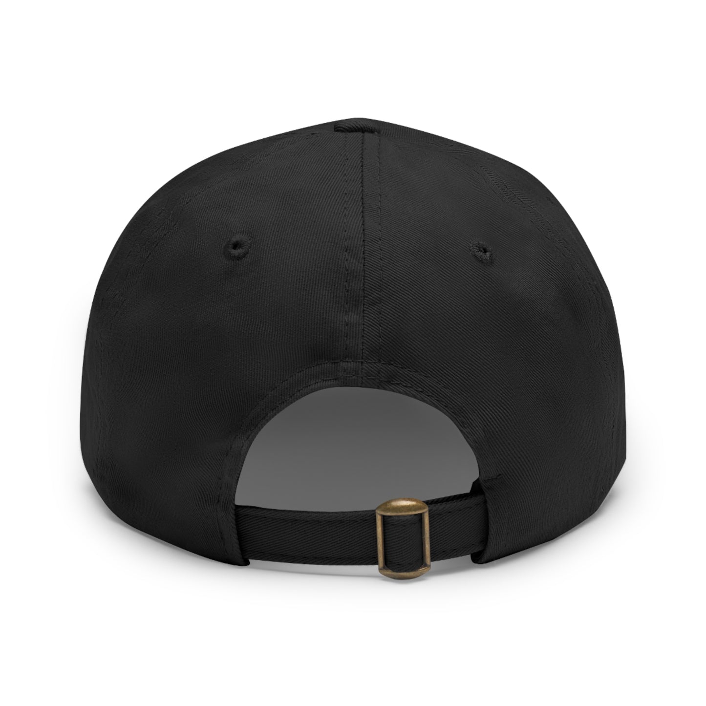 "Flos" Dad Hat with Leather Patch