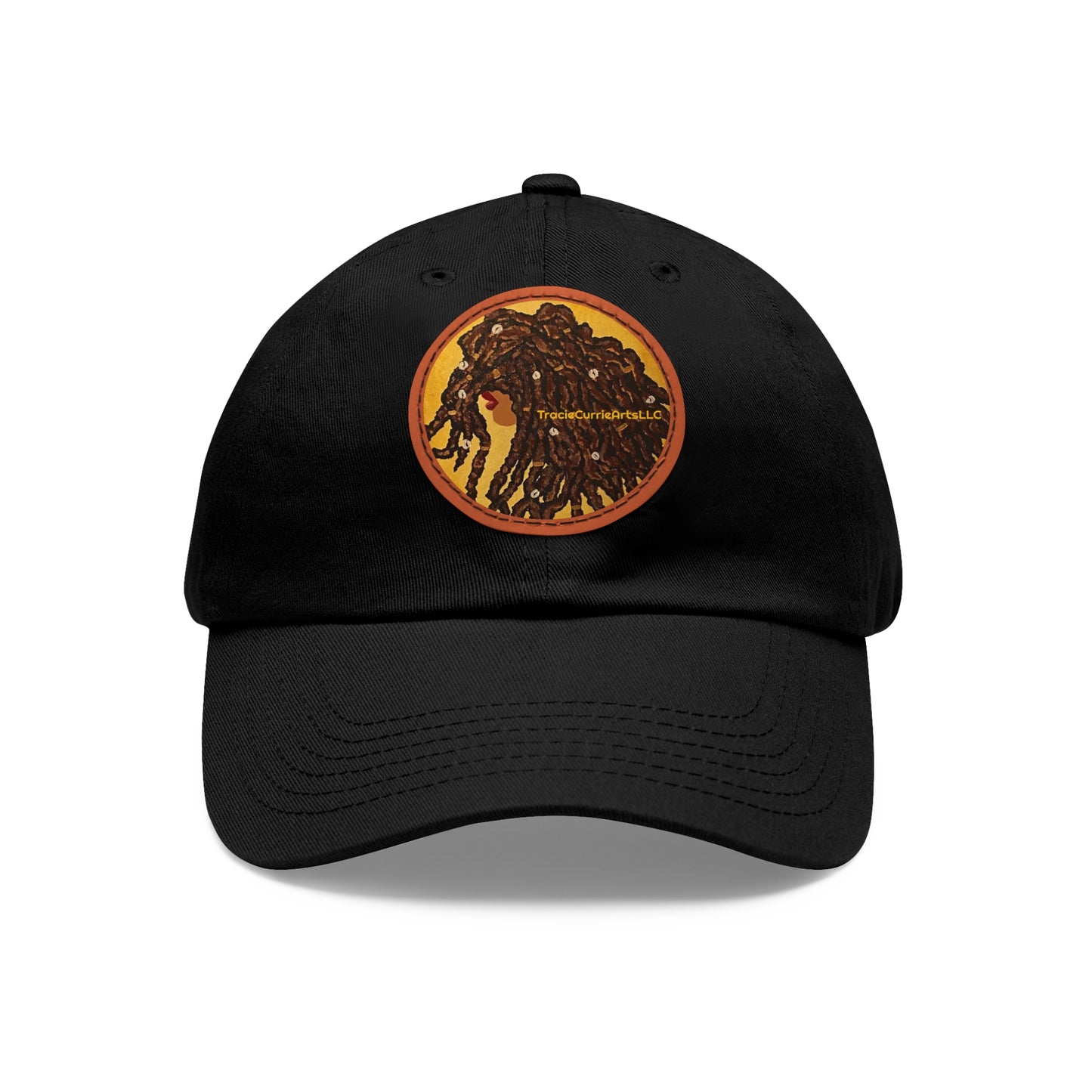 "Saffron" Dad Hat with Leather Patch