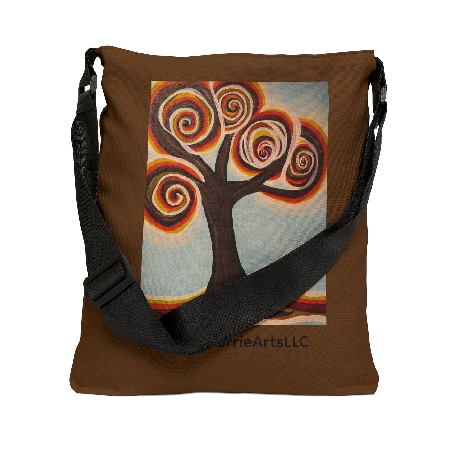 "Roundabout Tree" Adjustable Tote Bag